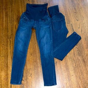 Lightly worn maternity jeans bundle